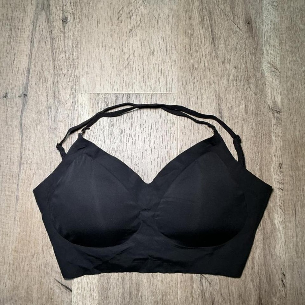 Black Bikini‎ Top Adjustable Straps Size M Swimwear Beach Summer